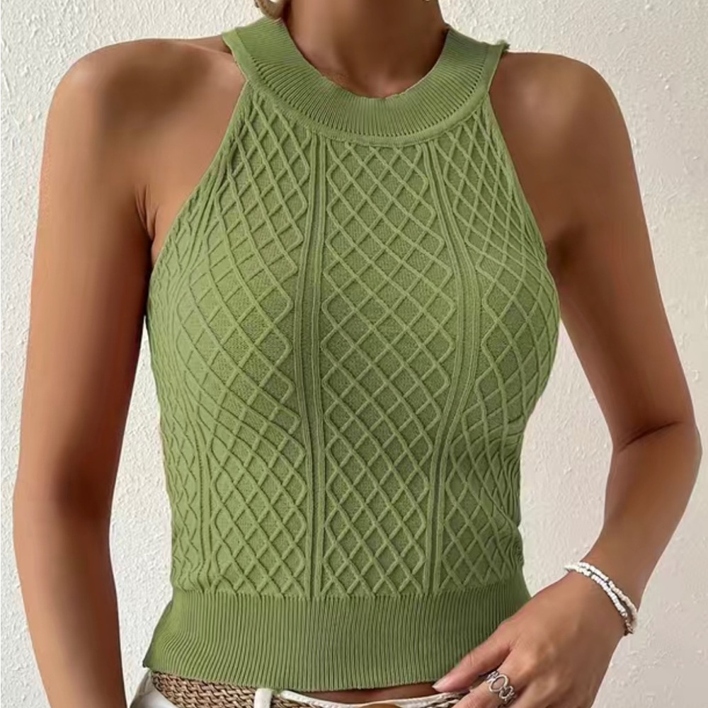 Solid Crew Neck Tank Tops: Casual Summer Style, Women's Fashion